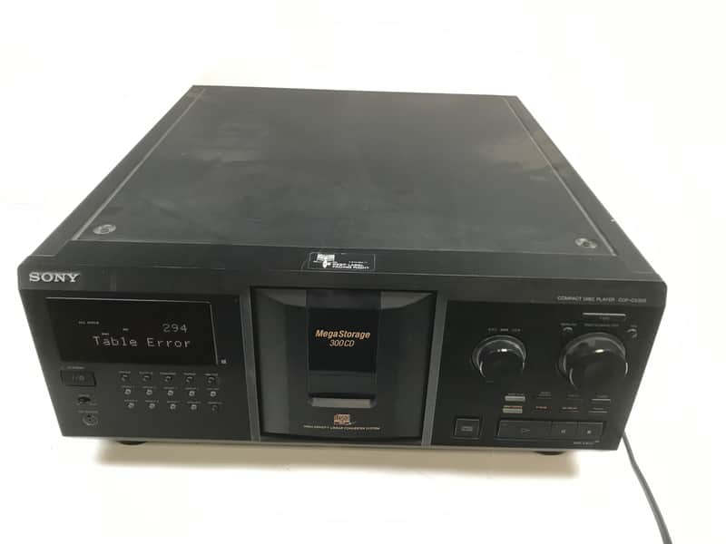 SONY CDP-CX300 Mega Storage 300 CD Compact Disc Player image 1