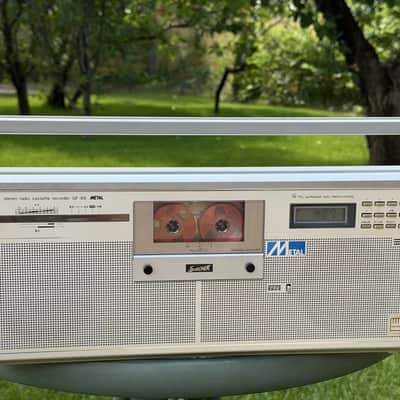 Sharp GF-8S Rare Vintage Japan Cassette Boombox Getto blaster Warranty image 2
