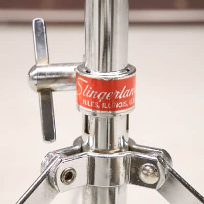 Slingerland Straight Cymbal Stand Tripod Base Vintage 1970's image 6