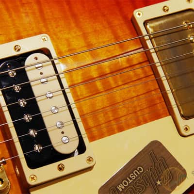 Gibson Custom Shop Custom Crimson Les Paul Super Custom Heritage Cherry Sunbusrt 2015 image 7