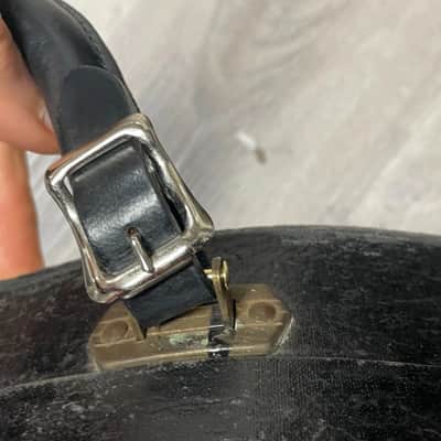 Leather buckle case handle for Gibson Guild Gretsch Lifton archtop ess & ess geib Les Paul image 9