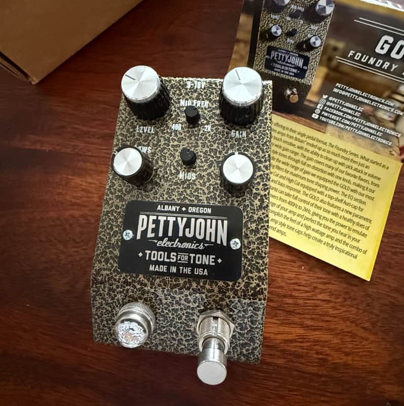 Pettyjohn Electronics Gold Overdrive 2010s - Gold image 1