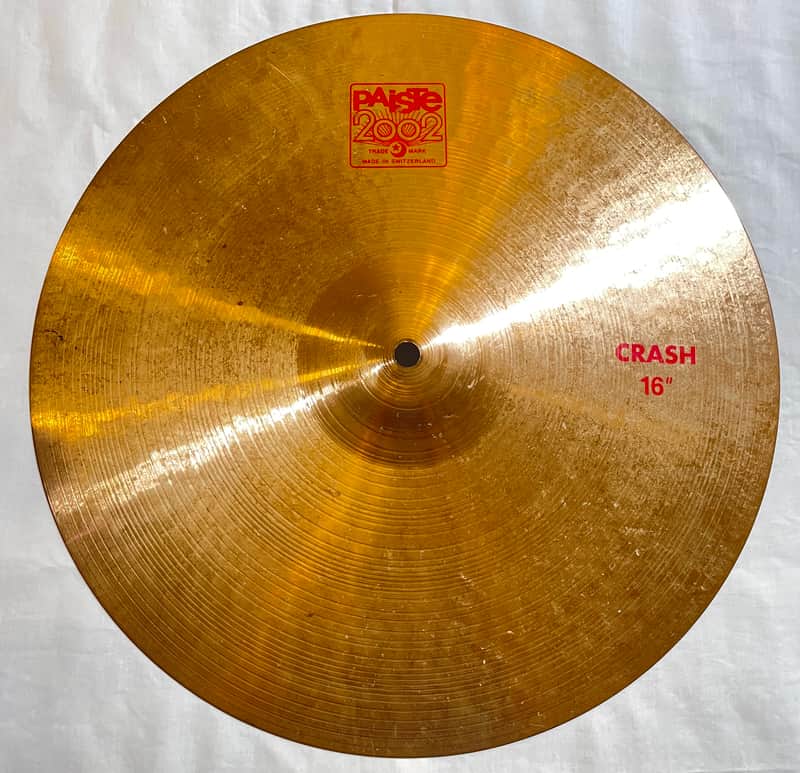 Paiste 16" 2002 Crash Cymbal image 1