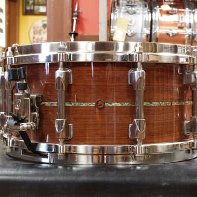2000s Tama Starclassic Omnitune in Natural Bubinga 18x22 9x12 16x16 6.5x14 image 14