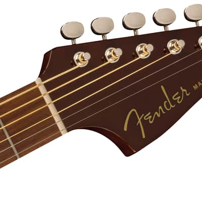Fender California Series Malibu Player Parlor Acoustic Electric, Natural - Demo image 4