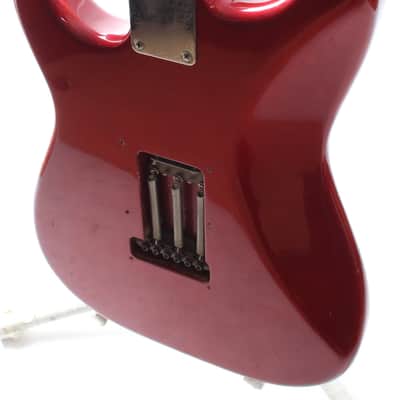 1983 Squier Stratocaster '62 Reissue candy apple red JV series image 8