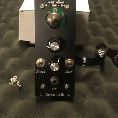 Zerosum Inertia - Voltage Controlled Annihilation / Eurorack Tube VCA/neon lamp distortion image 1