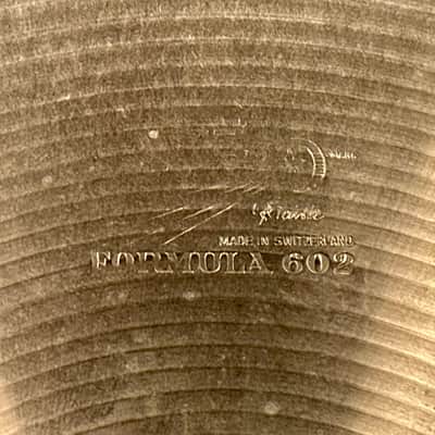 14" Paiste Formula 602 Pre-Serial 1960s Hi-Hat Cymbal Pair 790g/872g *Video Demo* image 5