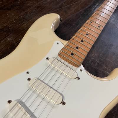 2002 Fender ST-54 95LS 1954 Reissue Stratocaster Eric Clapton Specs Vintage White V Neck prof MIJ image 8