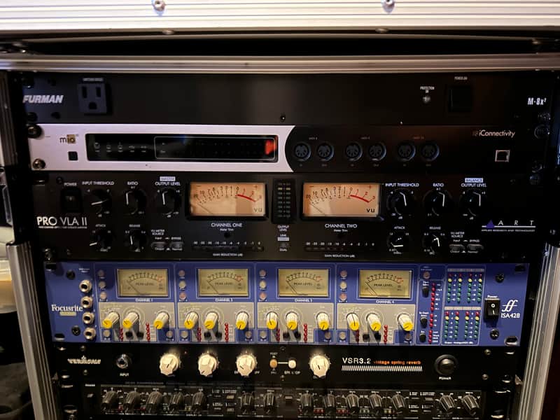 ART Pro VLA II 2-Channel Vactrol Compressor 2009 - Present - Black imagen 1