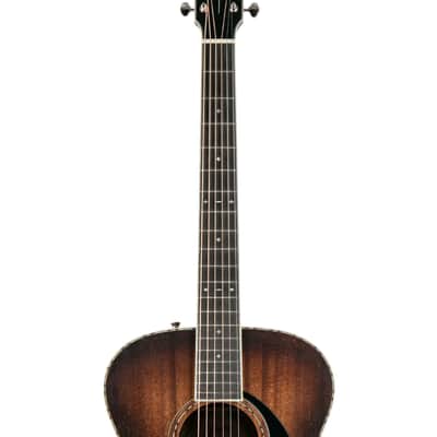 Fender PO-220E Orchestra Electro Acoustic Guitar, Aged Cognac Burst, CC22050XXXX image 6