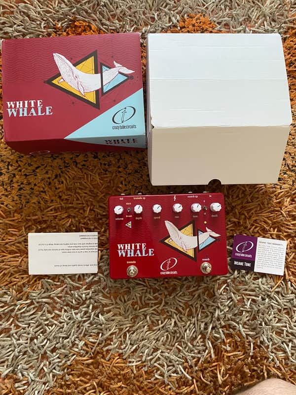 Crazy Tube Circuits White Whale Analog Spring Reverb / Tremolo 2018 - Present - Red image 1