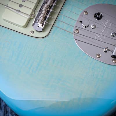 FENDER MIJ Hybrid II Jazzmaster FMT "Celeste Blue + Maple" (2024) image 9