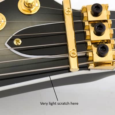 ESP E-II M-II Black Natural Burst Guitar B-Stock image 8