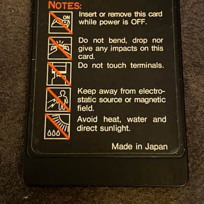 Mitsubishi Bee Card 256kb S-RAM for Korg synths, Microwave and others image 2
