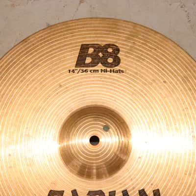 Sabian 14" B8 Hi-Hat Cymbals #1 image 6