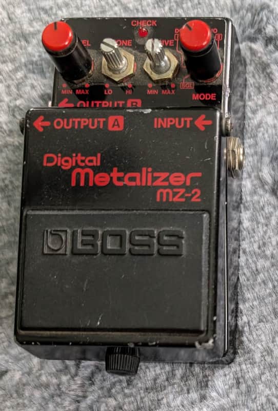 Boss MZ-2 Digital Metalizer (Blue Label) 1987 - 1992 - Black - Owned by Juan Alderete image 1