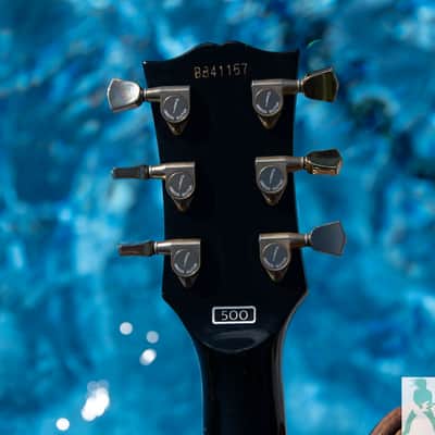1984 Greco Mint Collection EG-500 - Les Paul Custom Copy - Made in Japan - Pro Set Up w Perfect Frets/Action/Intonation! image 4