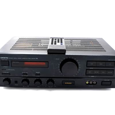 Onkyo Stereo Amplifier A-RV400 w/ Remote Black Tested Works 100 Watts image 1