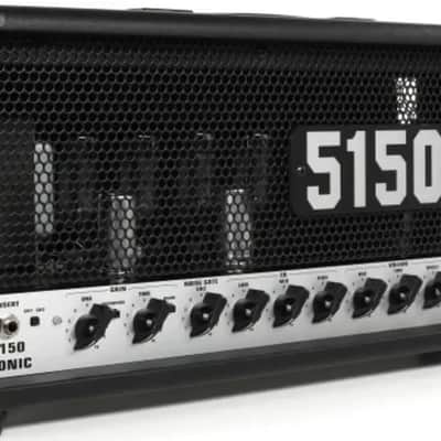 EVH 5150 Iconic Series Electric Guitar Tube Head, 80W, Black image 2