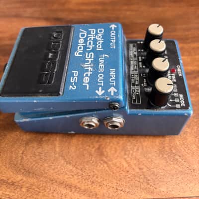 Boss PS-2 Digital Pitch Shifter/Delay (Blue Label) 1987 - 1992 - Blue image 4