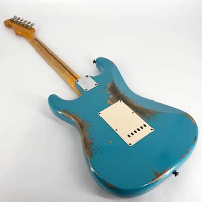 2020 Fender Custom Shop ’56 Heavy Relic Stratocaster – Taos Turquoise image 3