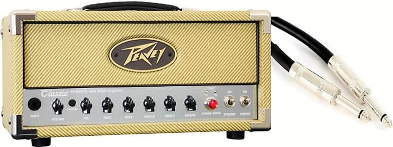 Peavey Classic MH 20W Micro Head Tube Guitar Amplifier Head w/ 2-Channels EQ + Free 1/4" Cable image 1