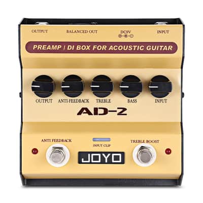 Joyo  AD-2 Acoustic Preamp DI Box built-in Dual Band EQ,price include the import duty for US buyer image 1