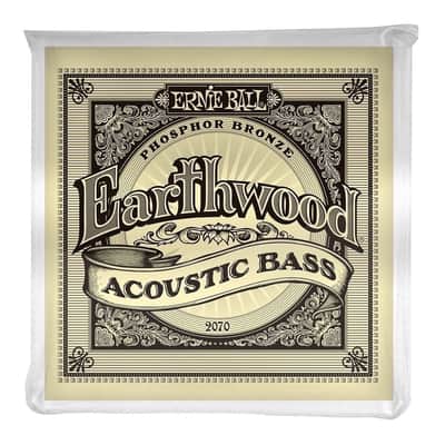 Ernie Ball 2070 Earthwood Acoustic Bass Strings, .045 - .095