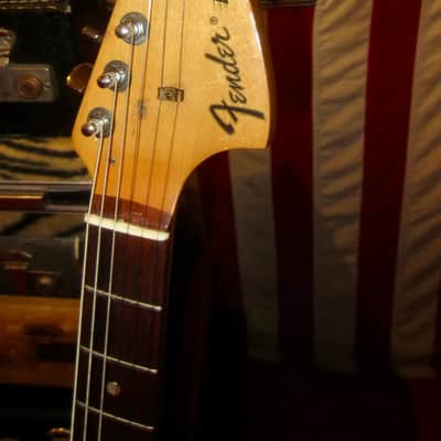 1965 Fender Mustang Grey w/ Hard Case image 3