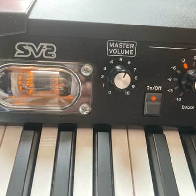 Korg SV2-73 Stage Vintage Digital Piano 2018 - Present - Black with White / Black Keys image 3