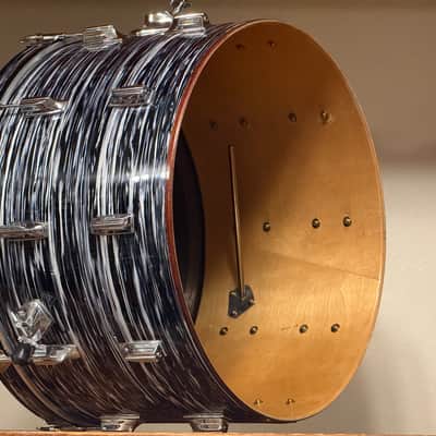 1980's Tama Superstar Black Oyster 8x12 9x13 10x14 16x16 16x18 14x24 Drum Kit Re-Wrap image 17
