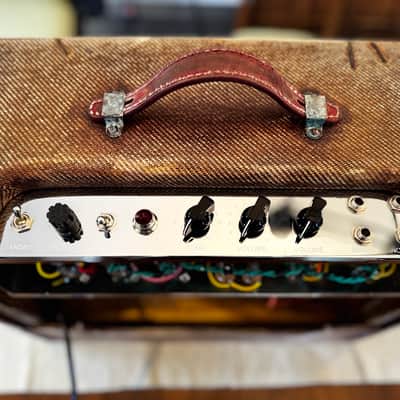 Riffraff Amps 57 Tweed deluxe 5e3 2026 - Distressed Tweed image 12