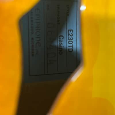 1967 Epiphone Casino E230TD Hollowbody Electric Guitar w/ Tremotone Vibrola And Case #2842 image 9
