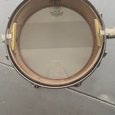 Dunnett/Stanton Moore Spirit of New Orleans snare drum Acacia 14 X 4.5 Unique hardware/adjustable Air vent and Throw-Off image 1