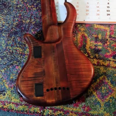 Mayones Patriot MR6 Fretless   Antique Brown image 4