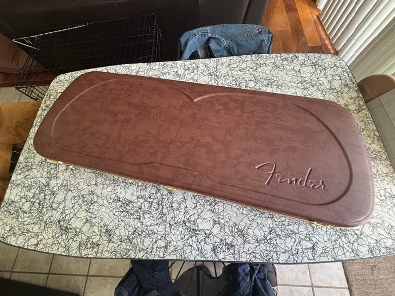 Fender Jazzmaster Jaguar Eyeglass Case 2025 - Brown image 1