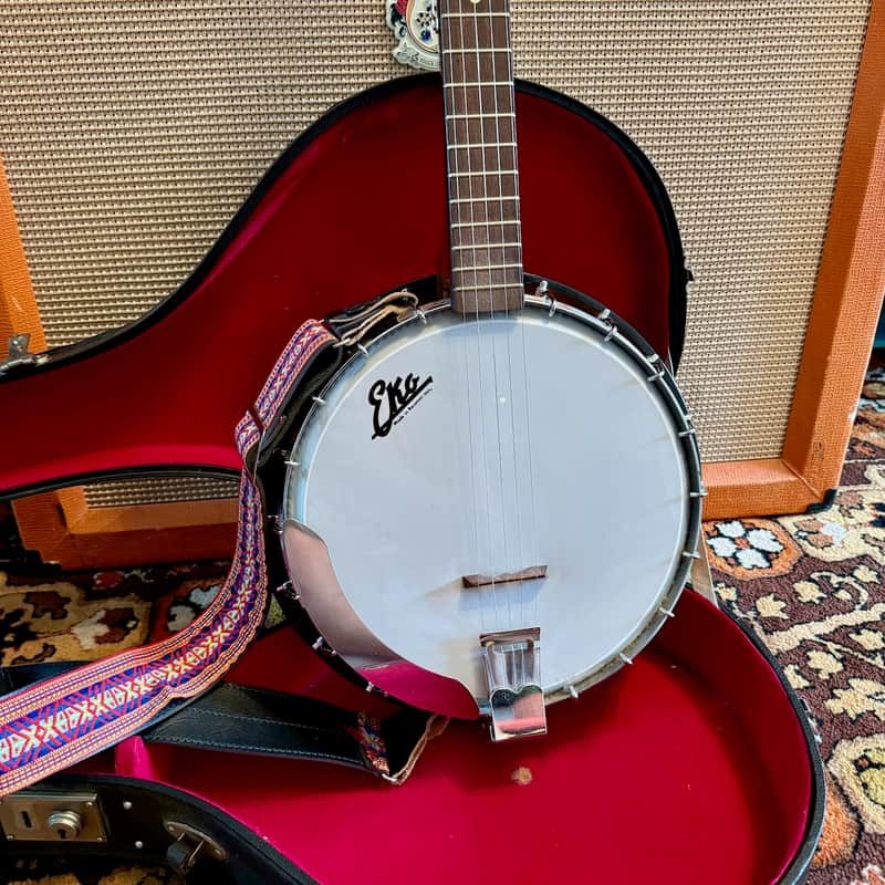 Vintage 1970s EKO 5-String Italy Banjo w/ | Reverb The Netherlands
