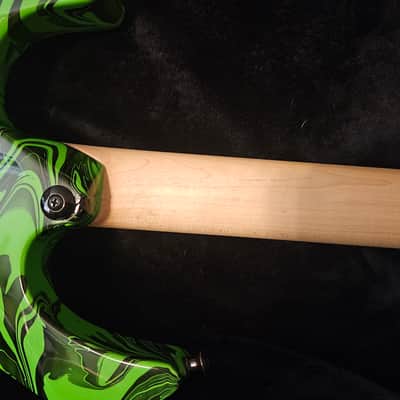 Jackson Pro Series DK2M Limited Run Slime 2014 Slime Green Swirl image 19