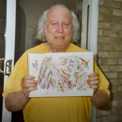 Peter Green (Fleetwood Mac) Psychedelic Drawing Artwork image 2