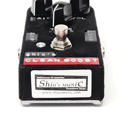 used Shin's Music Clean Boost in Black Suede, Mint Condition with Box! image 3