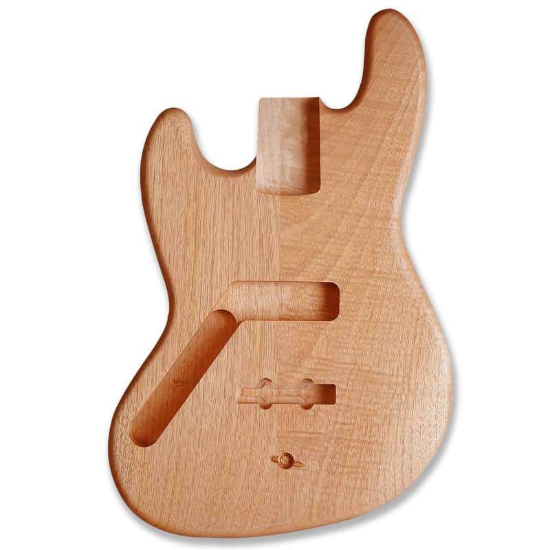 BexGears Left-Handed DIY JB Bass Guitar  Body , okoume Body  KJB-P-200L image 1