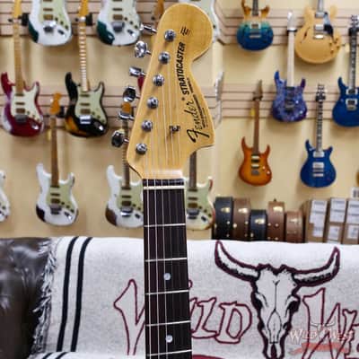 Fender Custom Shop 1969 Stratocaster Maple Neck with Rosewood Fingerboard Journeyman Relic Faded Daphne Blue 7.75 lbs image 7