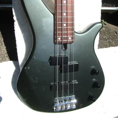 Yamaha RBX 270 Bass Guitar, 2012, 34" Scale, Metallic Blue, Fresh Setup image 3