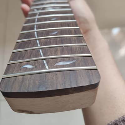 Maple Bass Guitar Neck, 24-Frets Tree of Life Inlay image 6