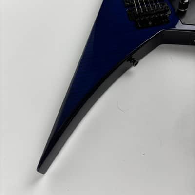 Jackson PS3 1996 Japan* - Blue Transparent over Curly Maple, EMG Pickup upgrades! Heavy duty Jackson Hardshell case included! image 3