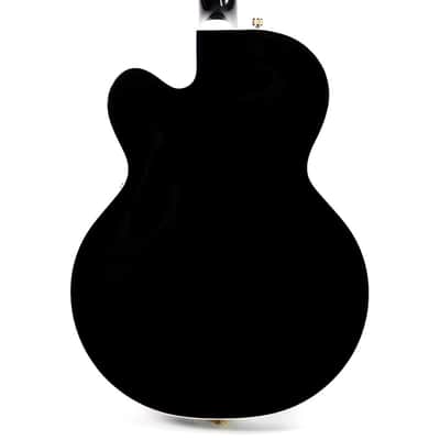 Gretsch G6120BK Pro Chet Atkins Hollow Body  Black w/ Gold Electric Guitar image 3