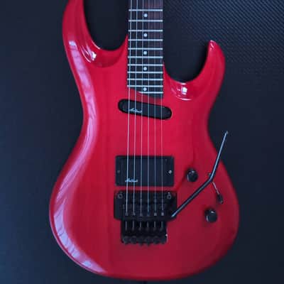 Aria Pro II AQ-65 Aquanote - Arch Top - See-Thru-Red - 1989 JAPAN VINTAGE image 1