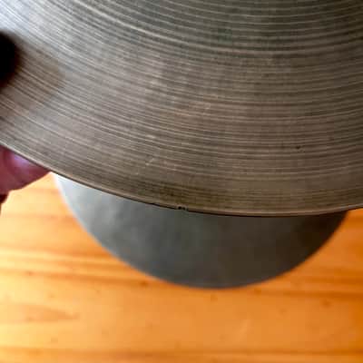 14” vintage Avedis Zildjian hi-hats with 1970s Thin Stamp image 3
