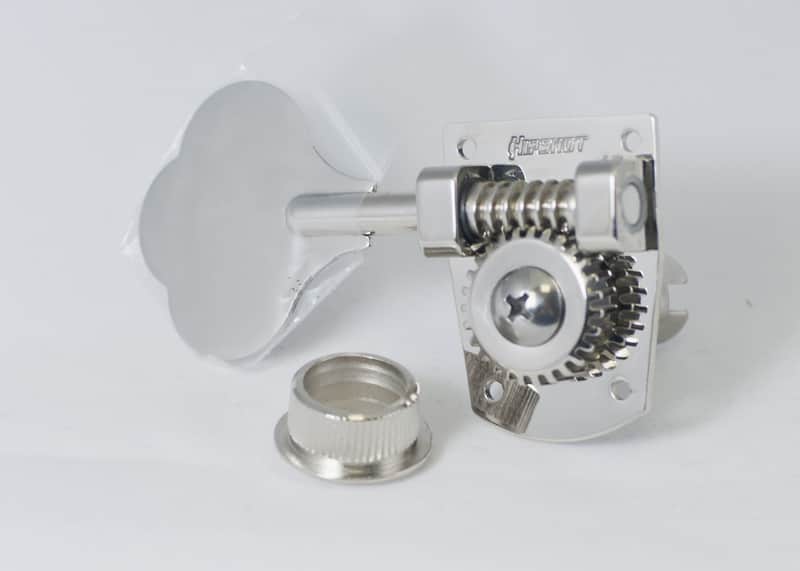 Hipshot HB7 Machine Head Tuner Nickel Treble Side image 1